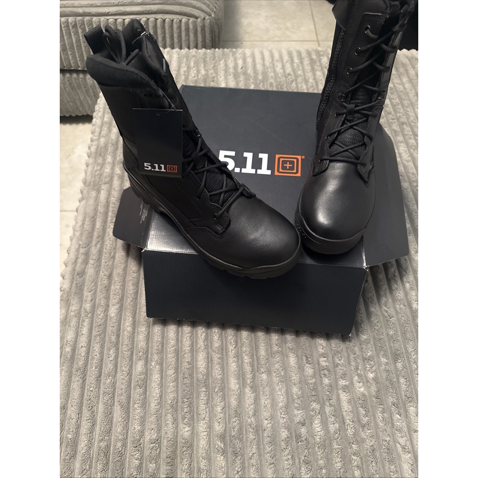 5.11 Tactical Men's Boots Size 12 12391 Atac 2.0 8 Inch Zipper